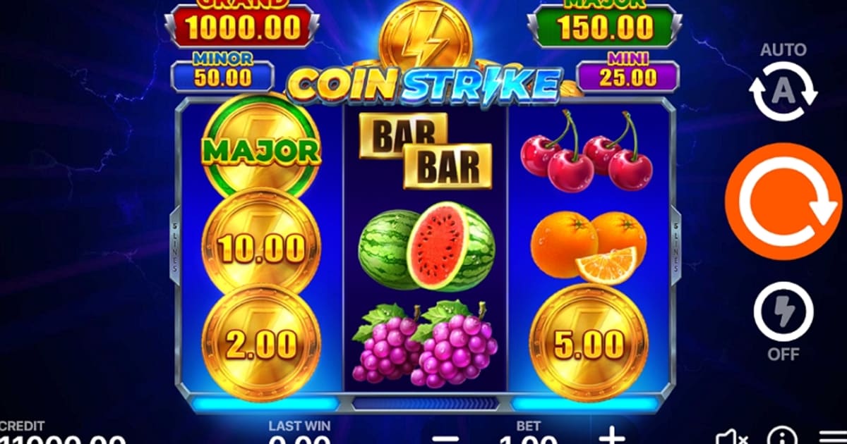 Playson が Coin Strike: Hold and Win で刺激的な体験をデビュー