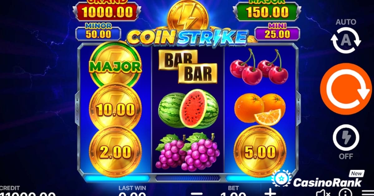 Playson が Coin Strike: Hold and Win で刺激的な体験をデビュー